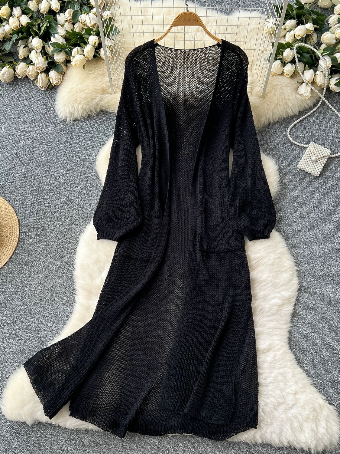 In the stars knitted kimono KM124 images